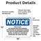 Signmission Pool Rules Any Person Who Has Diarrhea, 18 in W x Rectangle, Vinyl Decal OS-2PACK-NS-D-1218-L-17695 - alternate 6